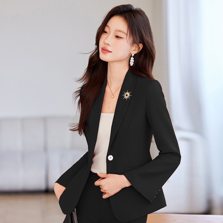 Korean style autumn coat temperament business suit for women