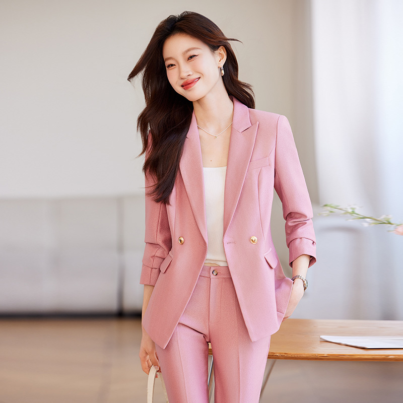 Temperament coat commuting business suit 2pcs set