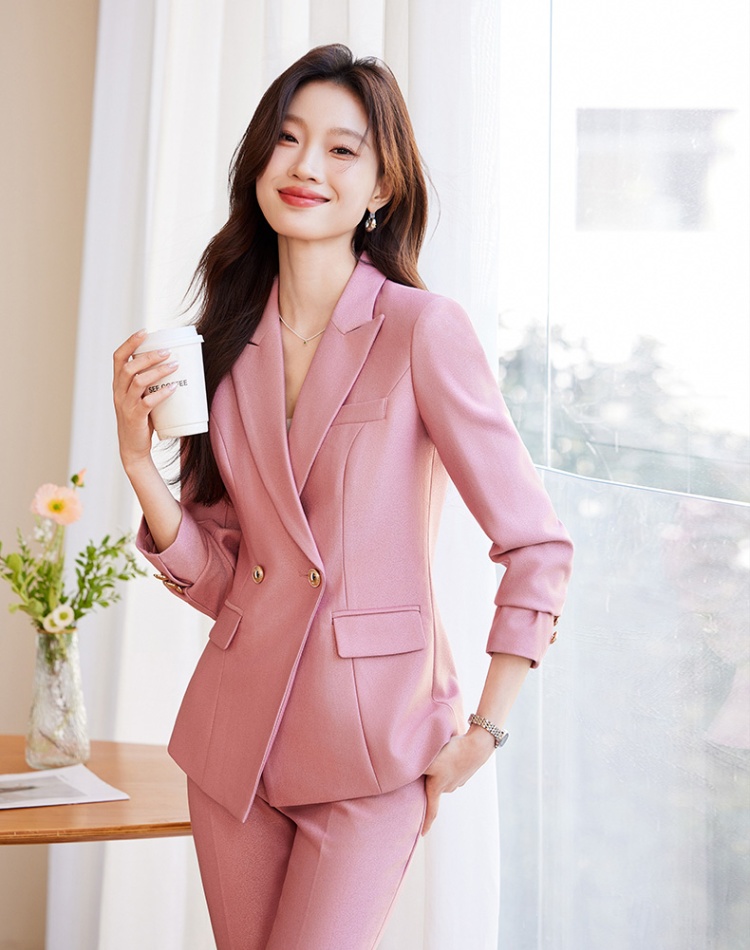 Temperament coat commuting business suit 2pcs set