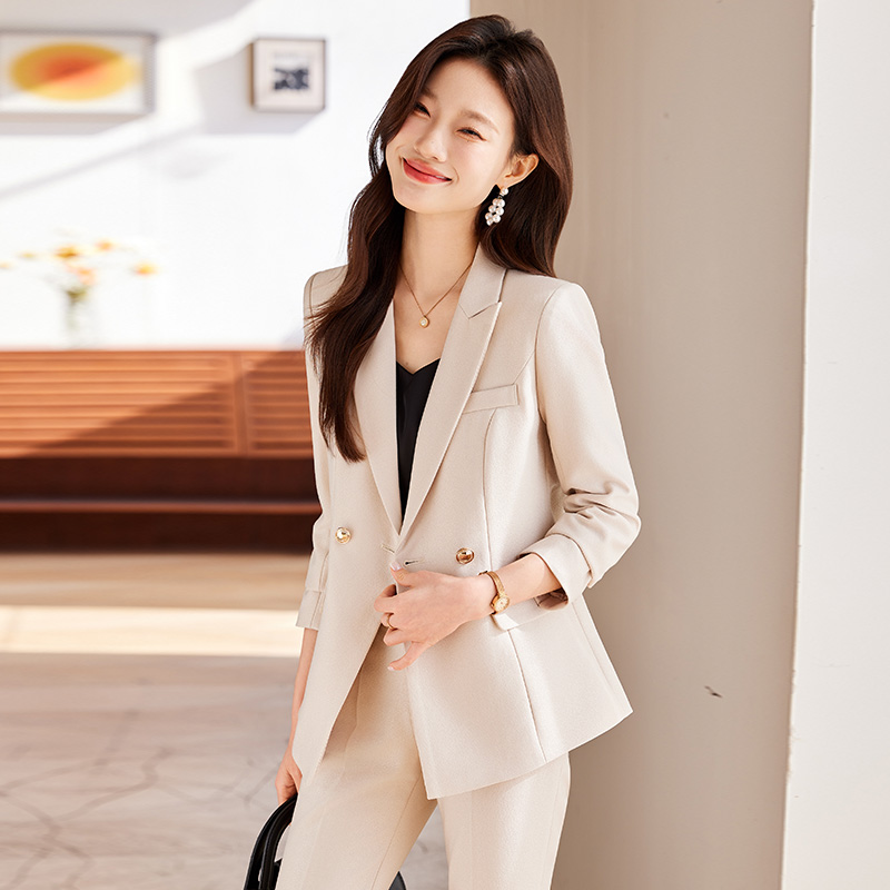 Temperament coat commuting business suit 2pcs set