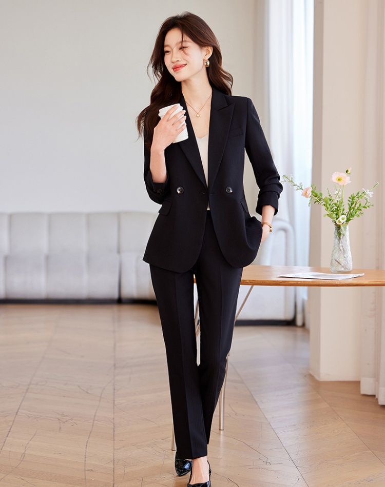 Spring and autumn business suit coat 2pcs set for women