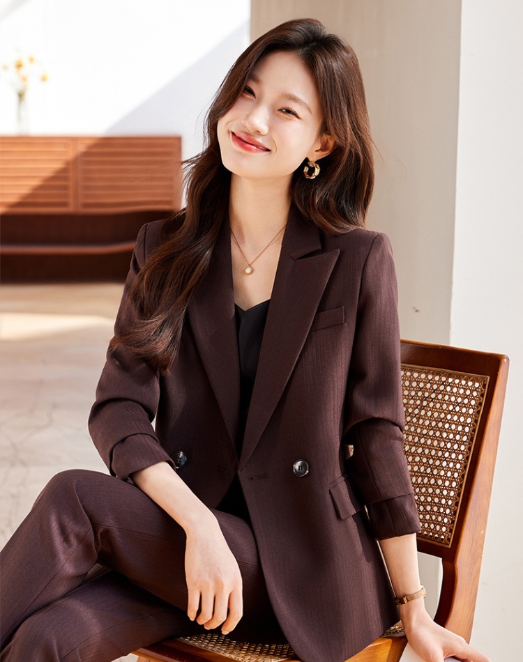 Spring and autumn business suit coat 2pcs set for women