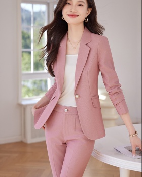 Profession spring and autumn coat overalls business suit 2pcs set