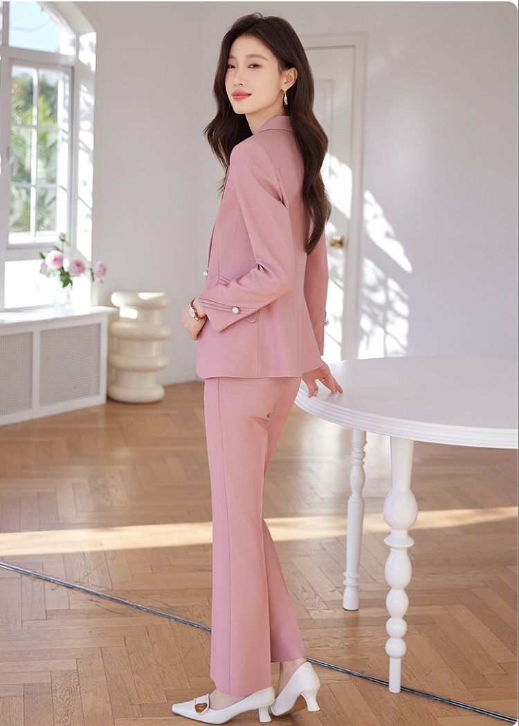 Profession spring and autumn coat overalls business suit 2pcs set