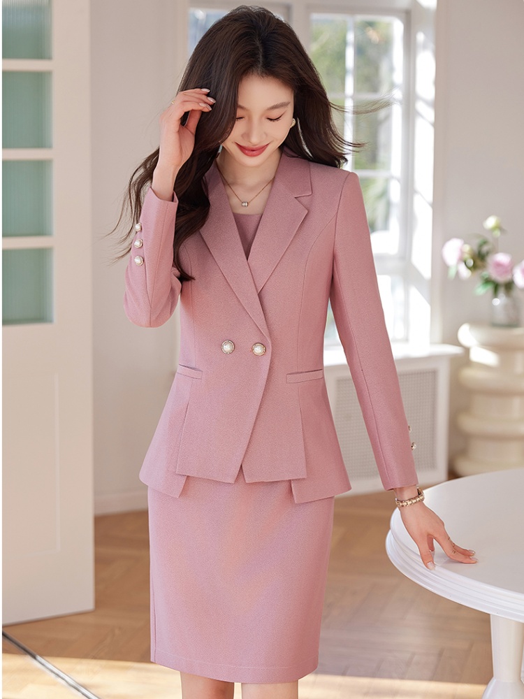 Spring and autumn business suit coat 2pcs set for women