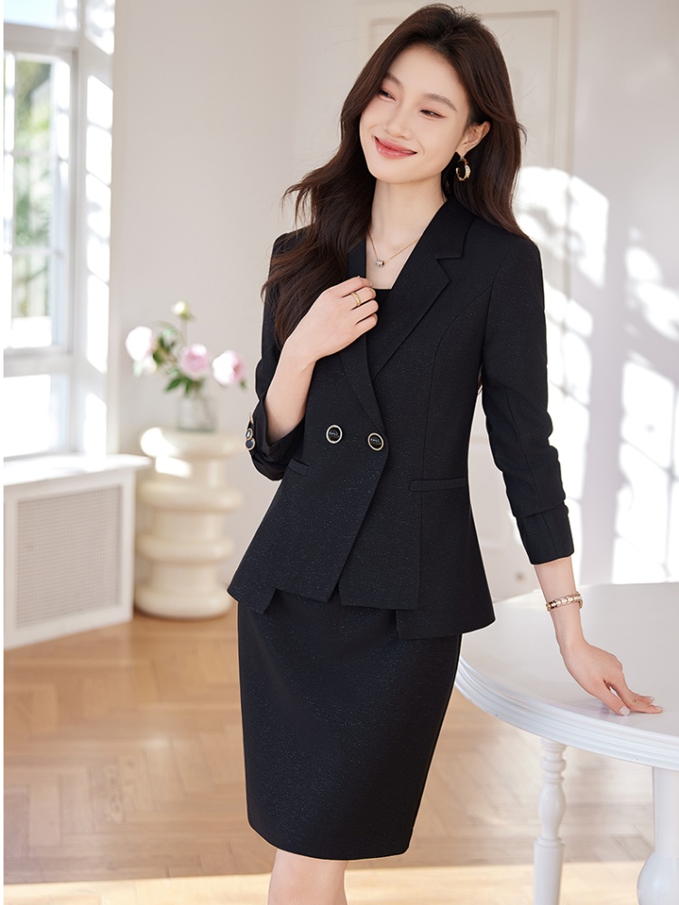 Spring and autumn business suit coat 2pcs set for women