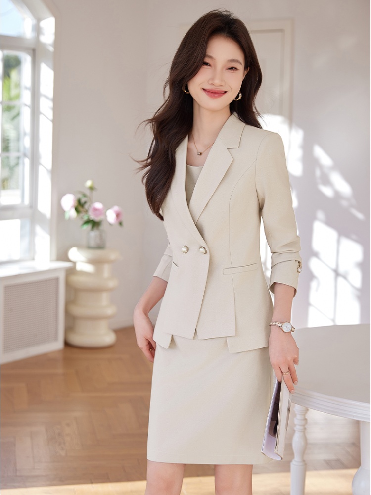 Spring and autumn business suit coat 2pcs set for women