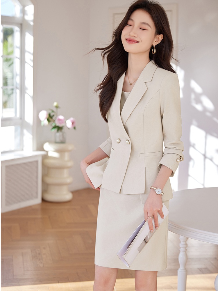 Spring and autumn business suit coat 2pcs set for women