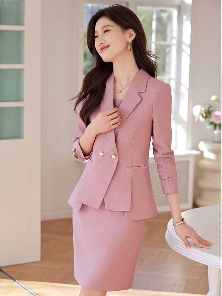 Spring and autumn business suit coat 2pcs set for women