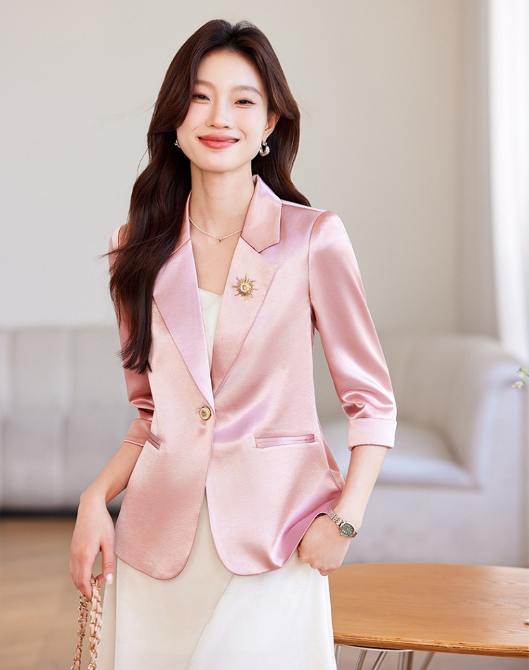 Thin fashion coat spring and summer business suit