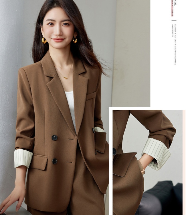 Korean style commuting business suit fashion tops for women