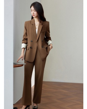 Korean style business suit tops 2pcs set for women