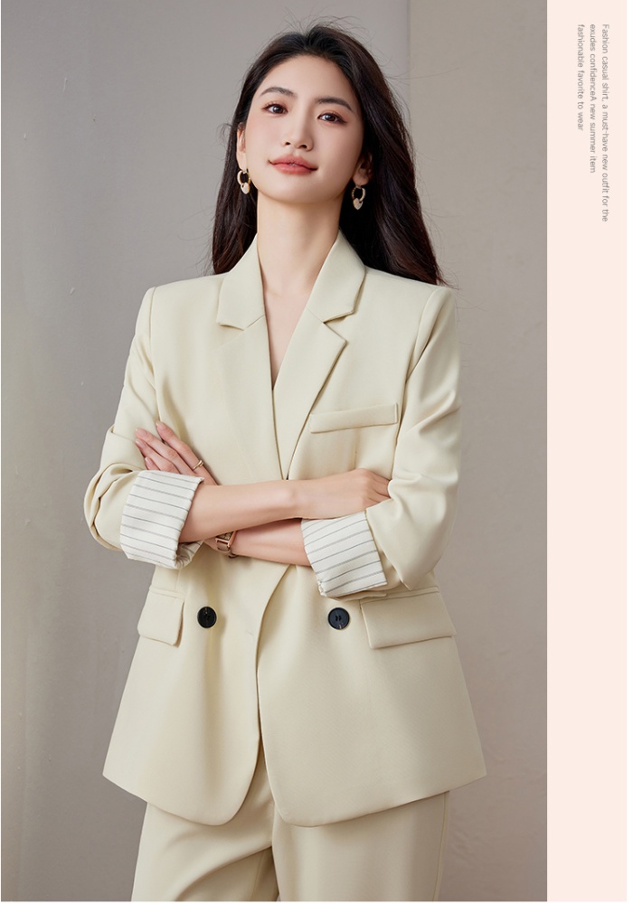 Korean style business suit tops 2pcs set for women