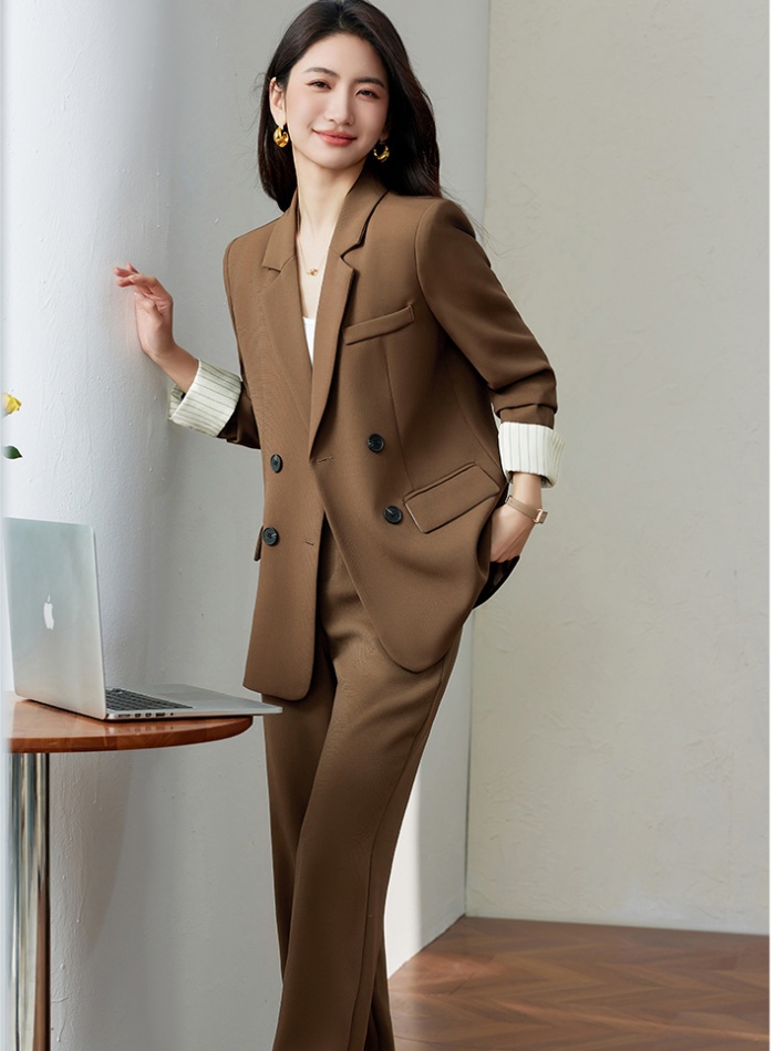 Korean style business suit tops 2pcs set for women