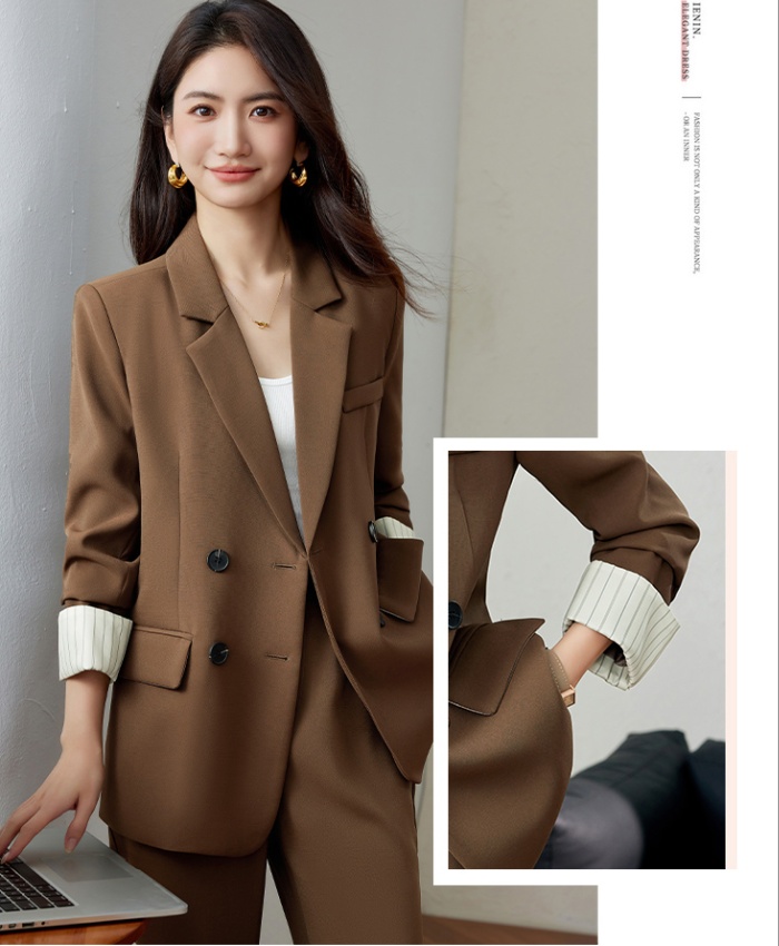 Korean style business suit tops 2pcs set for women