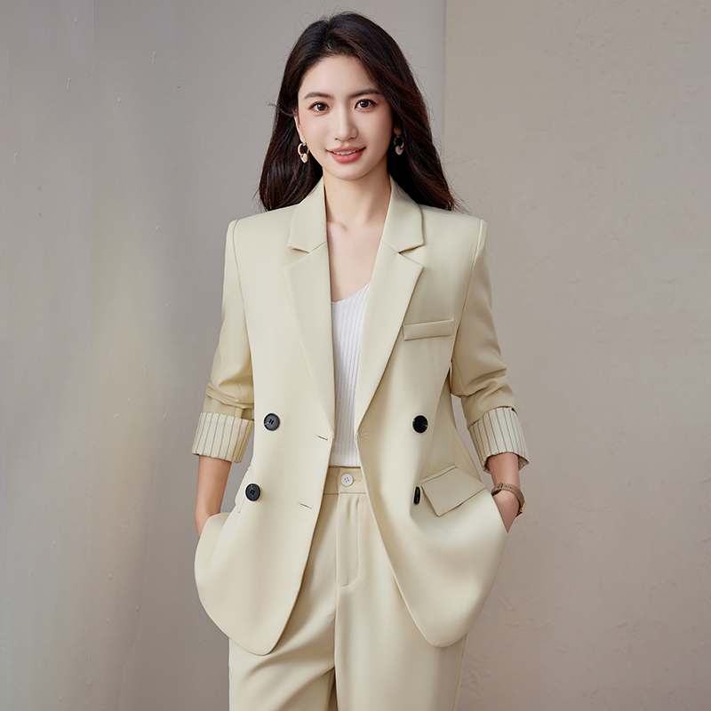 Korean style business suit tops 2pcs set for women