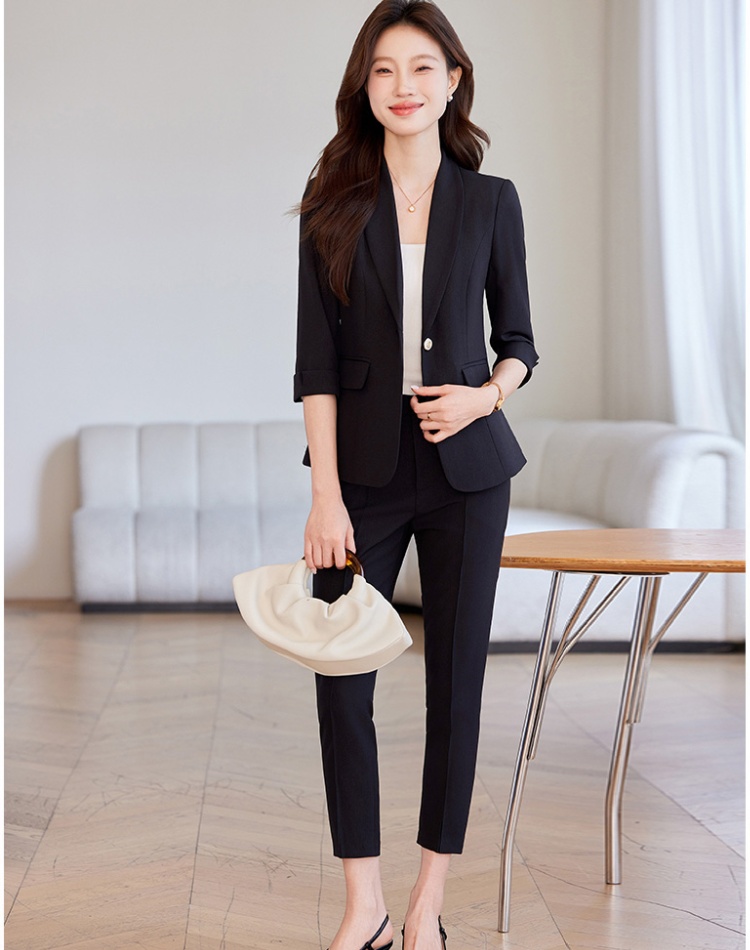 Fashion suit pants business suit 2pcs set for women