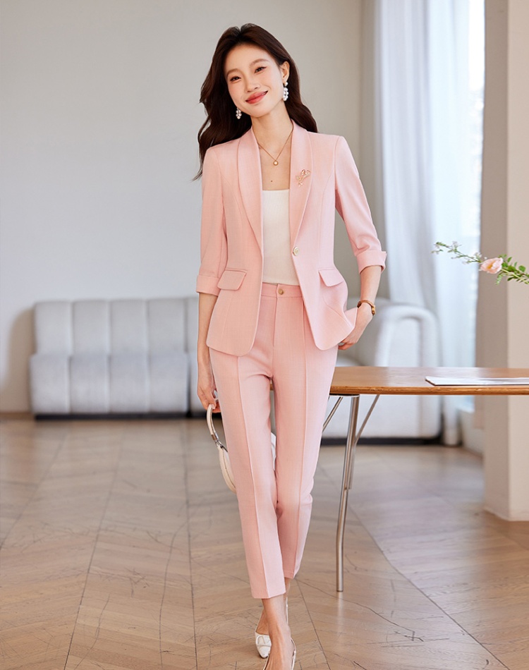 Fashion suit pants business suit 2pcs set for women