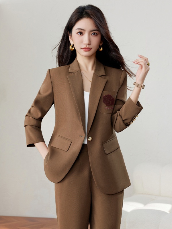 Fashion suit pants Western style business suit 2pcs set