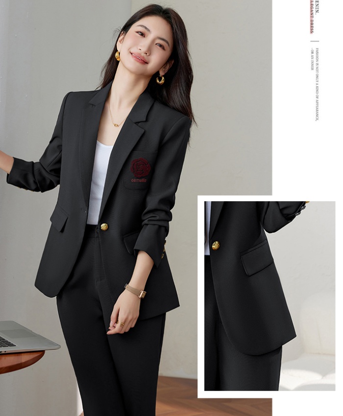 Fashion suit pants Western style business suit 2pcs set