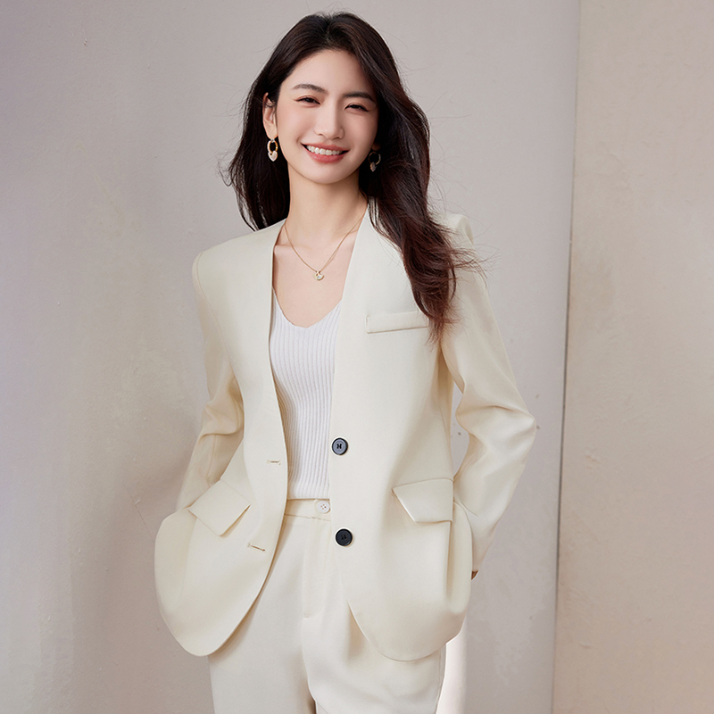 Spring coat large yard business suit 2pcs set for women