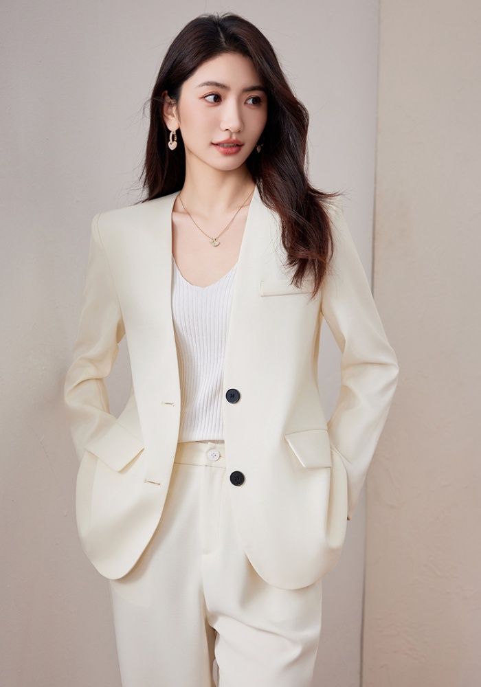 Spring coat large yard business suit 2pcs set for women