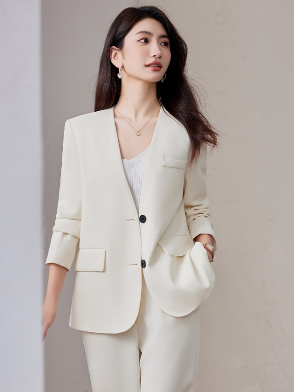 Spring coat large yard business suit 2pcs set for women