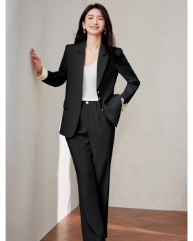 Ladies coat Casual business suit 2pcs set for women