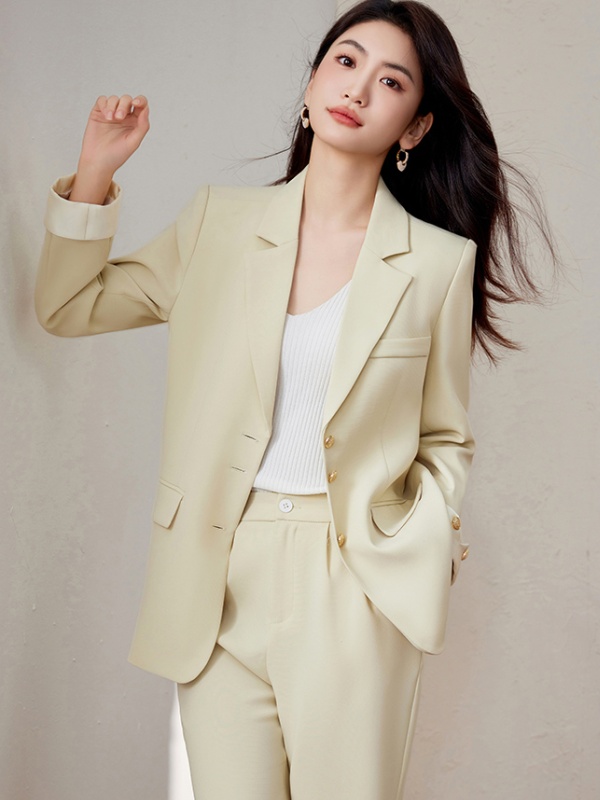 Ladies coat Casual business suit 2pcs set for women