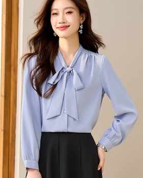 Spring and autumn streamer fashion shirt for women