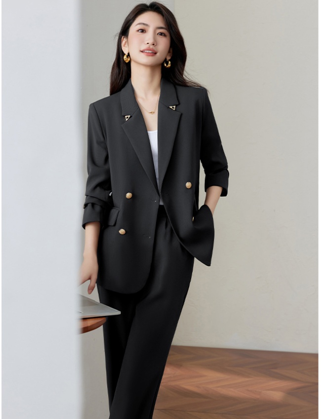 Casual business suit suit pants 2pcs set for women