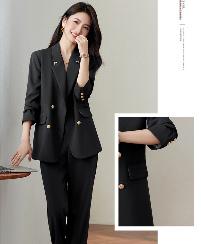 Casual business suit suit pants 2pcs set for women