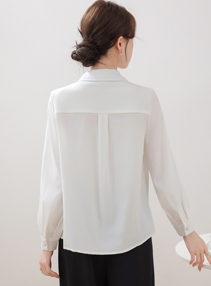 White France style commuting tops profession spring shirt