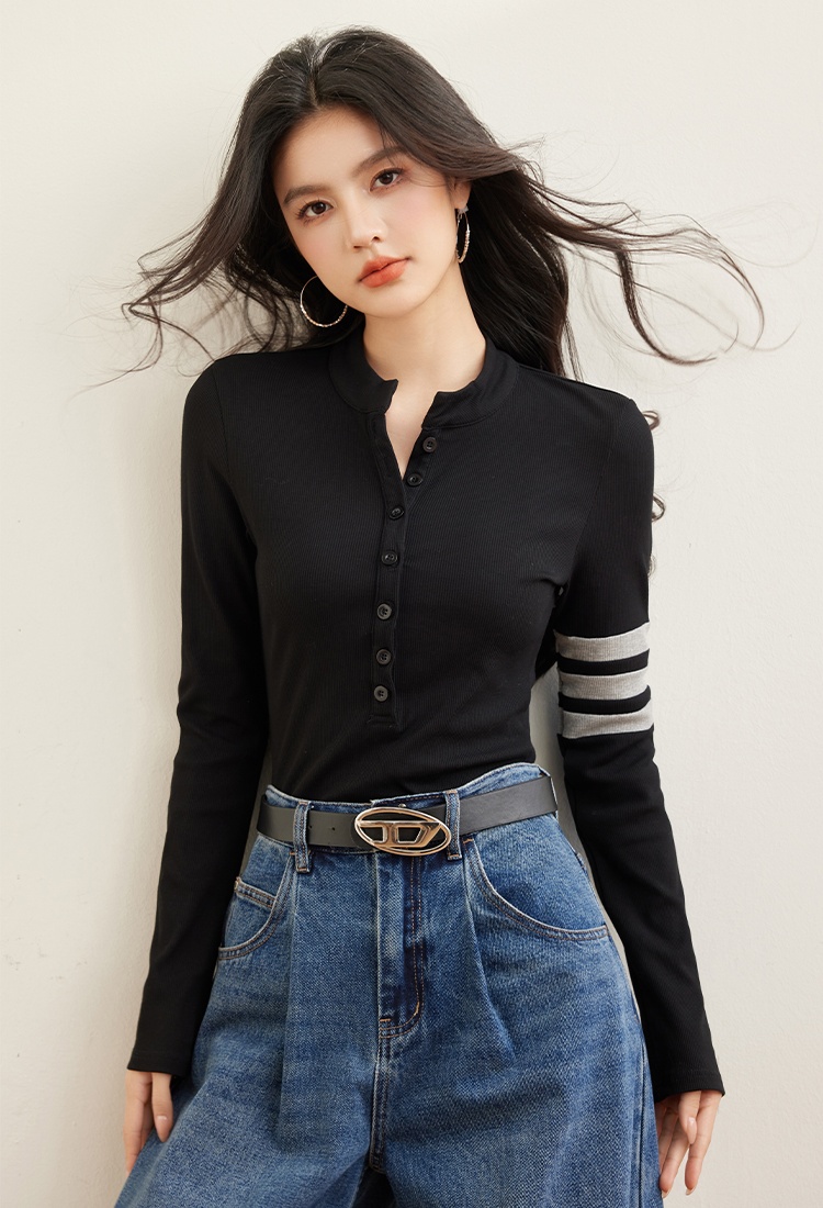 Spring Korean style tops inside the ride bottoming shirt