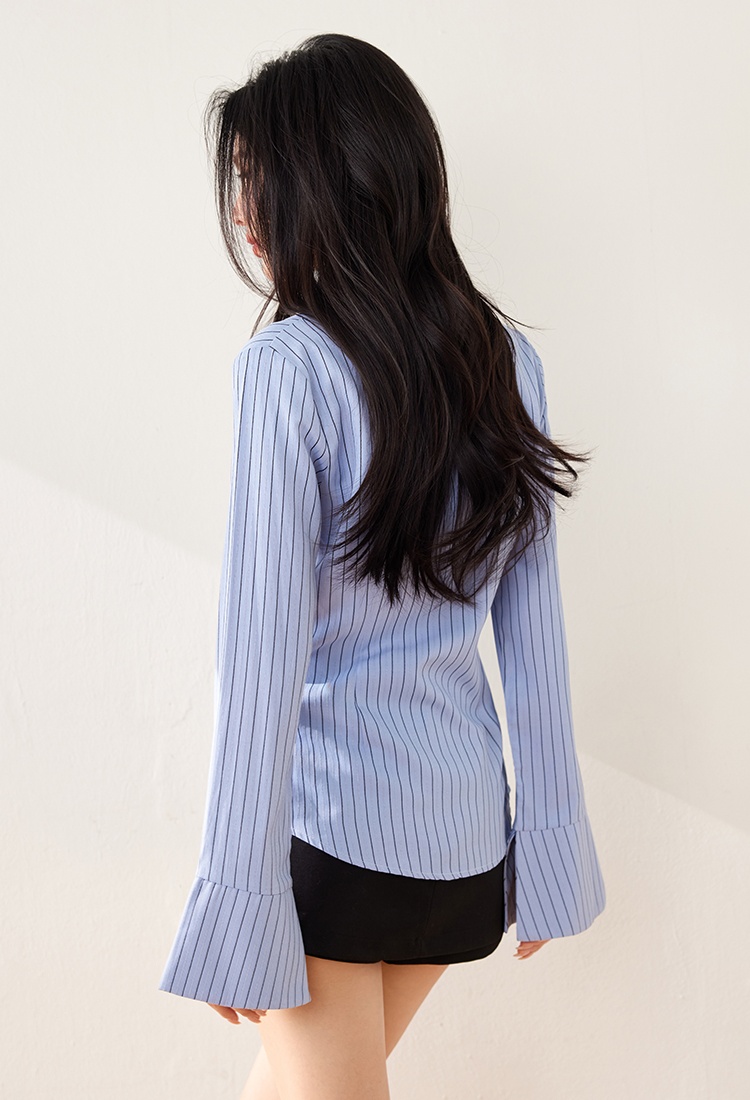 Spring and autumn lazy tops temperament shirt for women