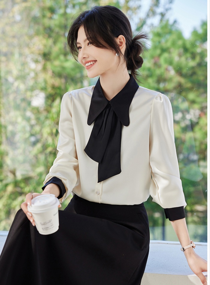 All-match spring shirt Korean style tops for women