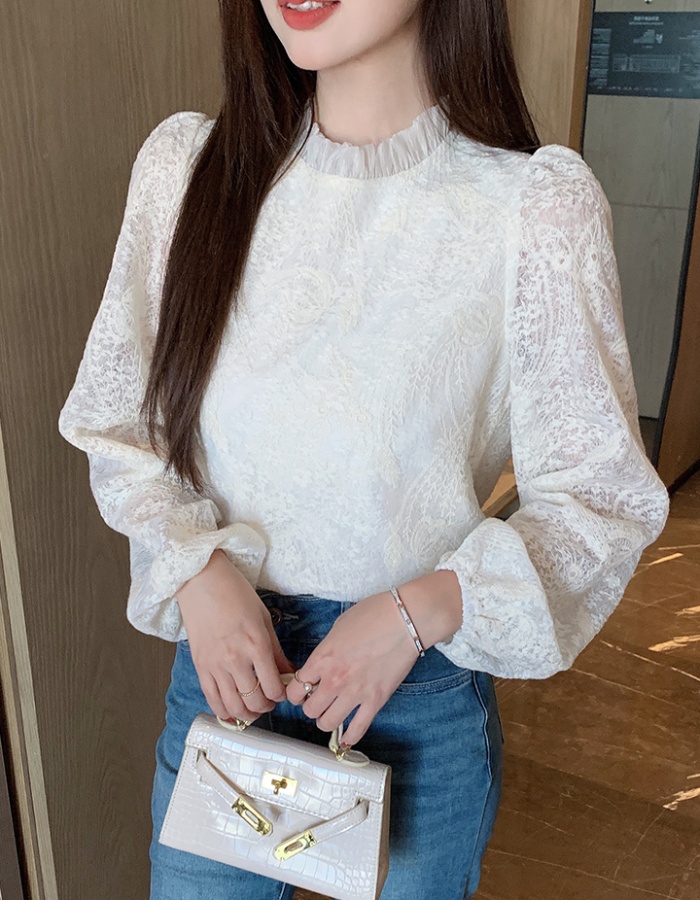 Korean style tops splice small shirt for women