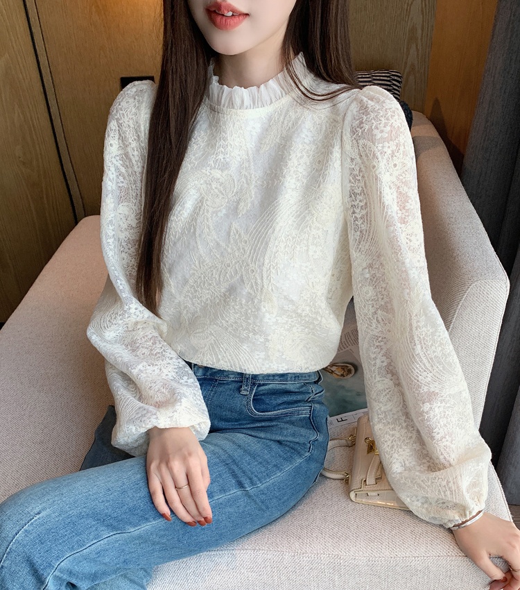 Korean style tops splice small shirt for women