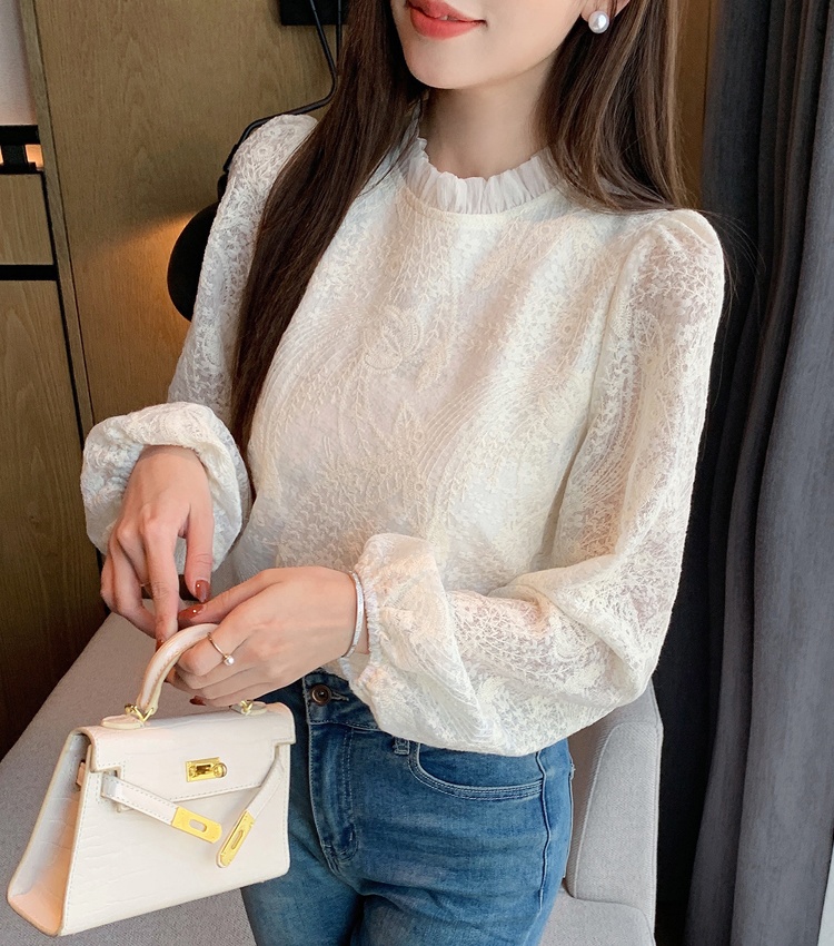 Korean style tops splice small shirt for women