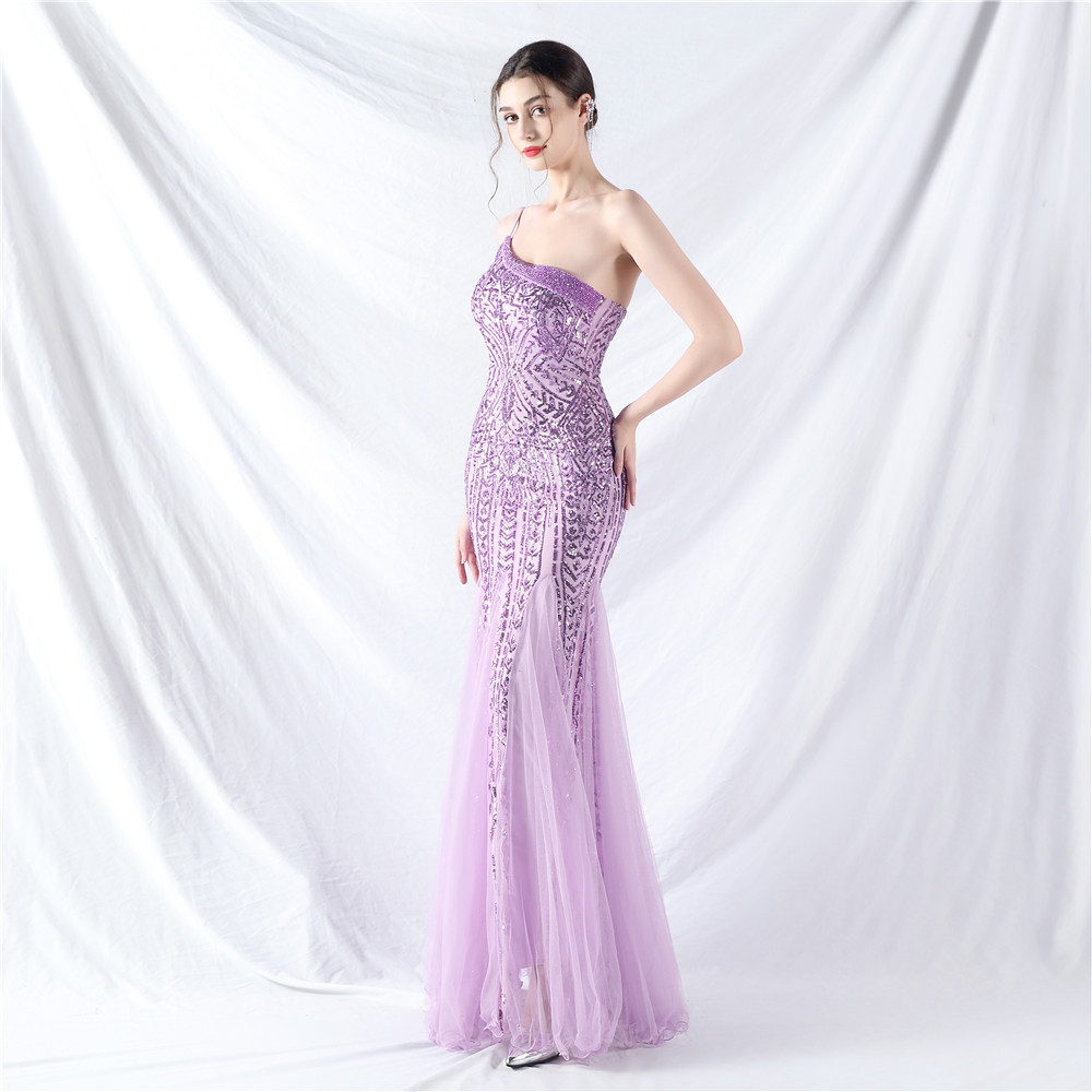 Set beads colors formal dress gauze sequins evening dress