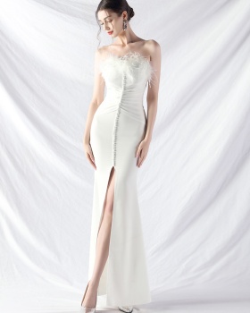 Long artistic evening dress