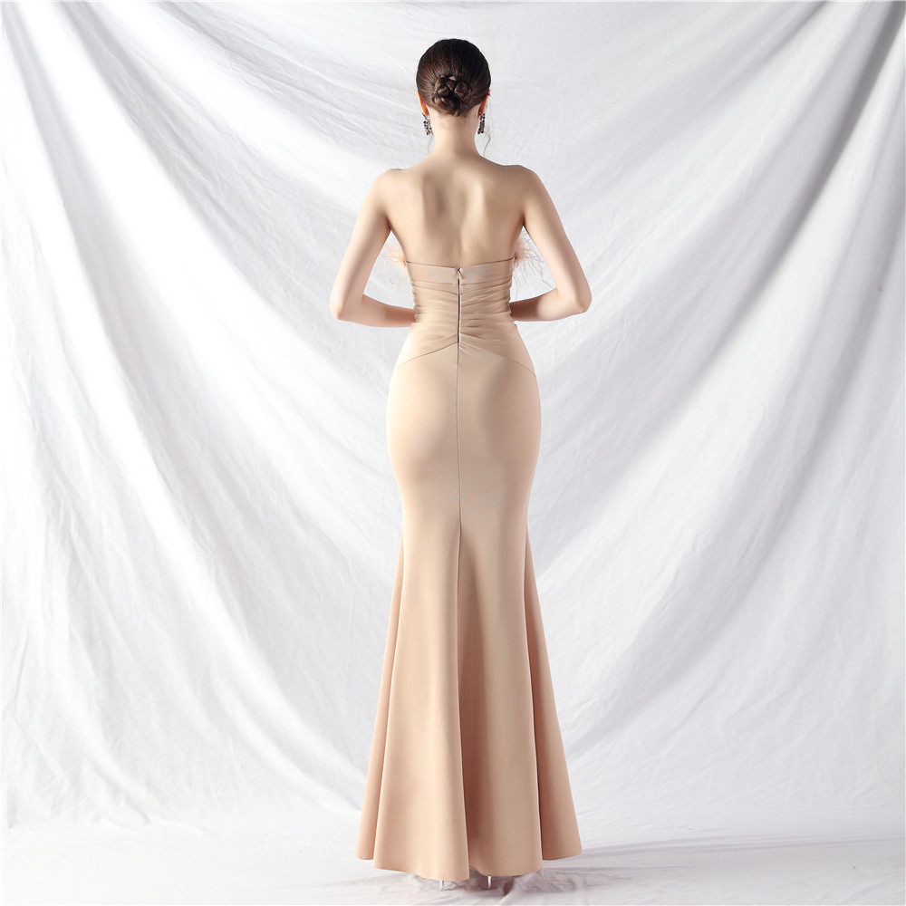 Long artistic evening dress