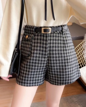 Spring Korean style wide leg high waist ladies shorts