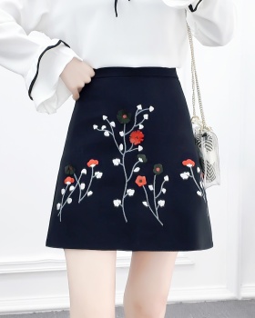 All-match A-line stereoscopic spring sweet skirt