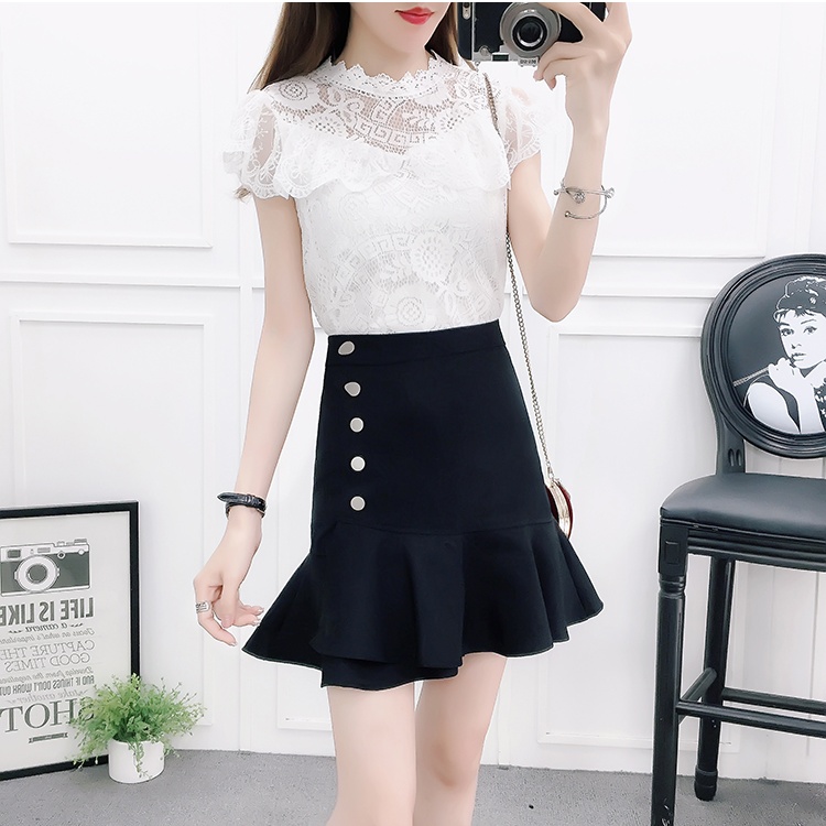 Mermaid spring and summer lady Korean style irregular skirt