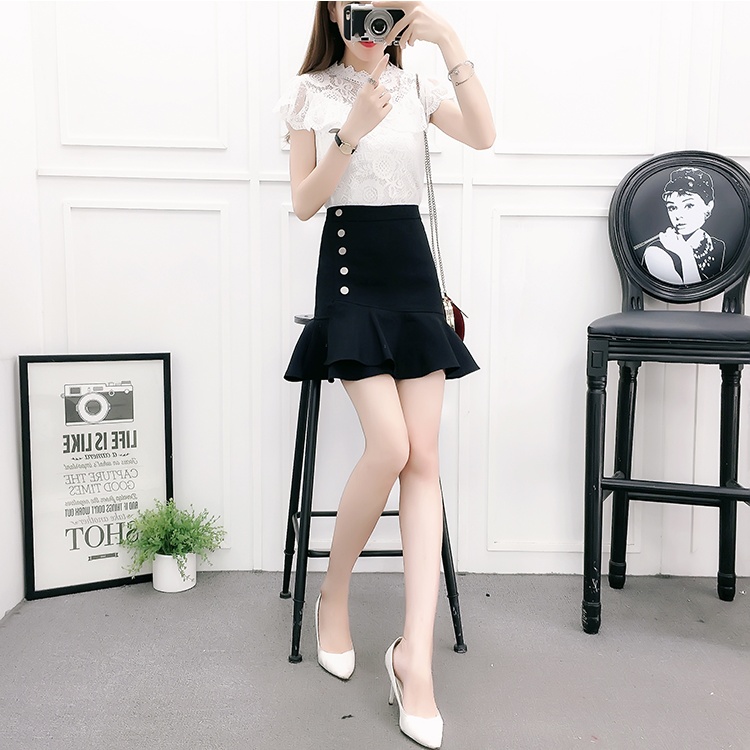 Mermaid spring and summer lady Korean style irregular skirt