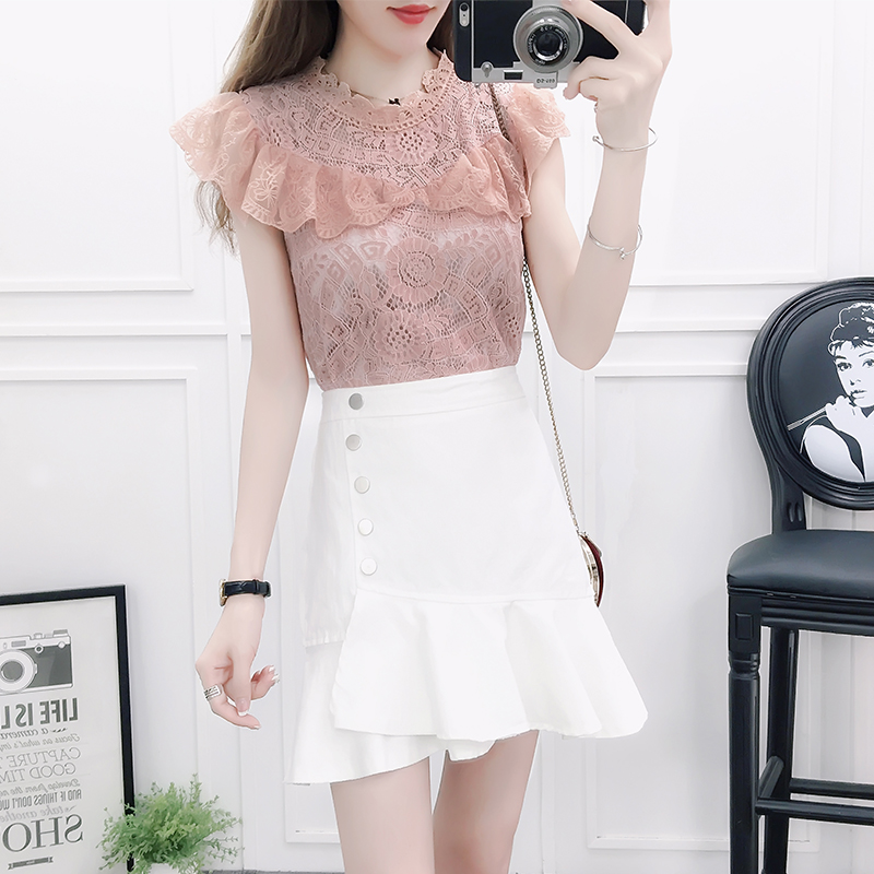 Mermaid spring and summer lady Korean style irregular skirt