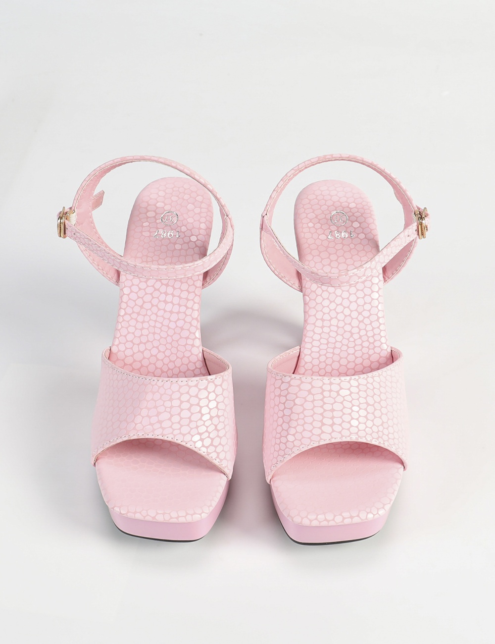 Sexy square head wedding antiskid crystal fashion slippers