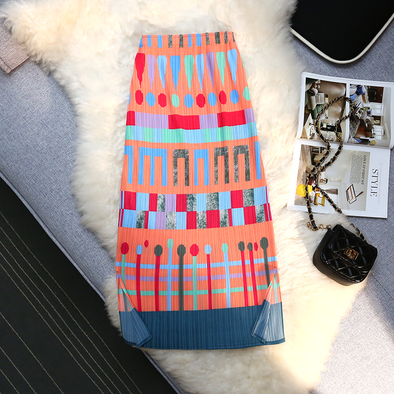 High waist one step skirt spring and summer skirt for women