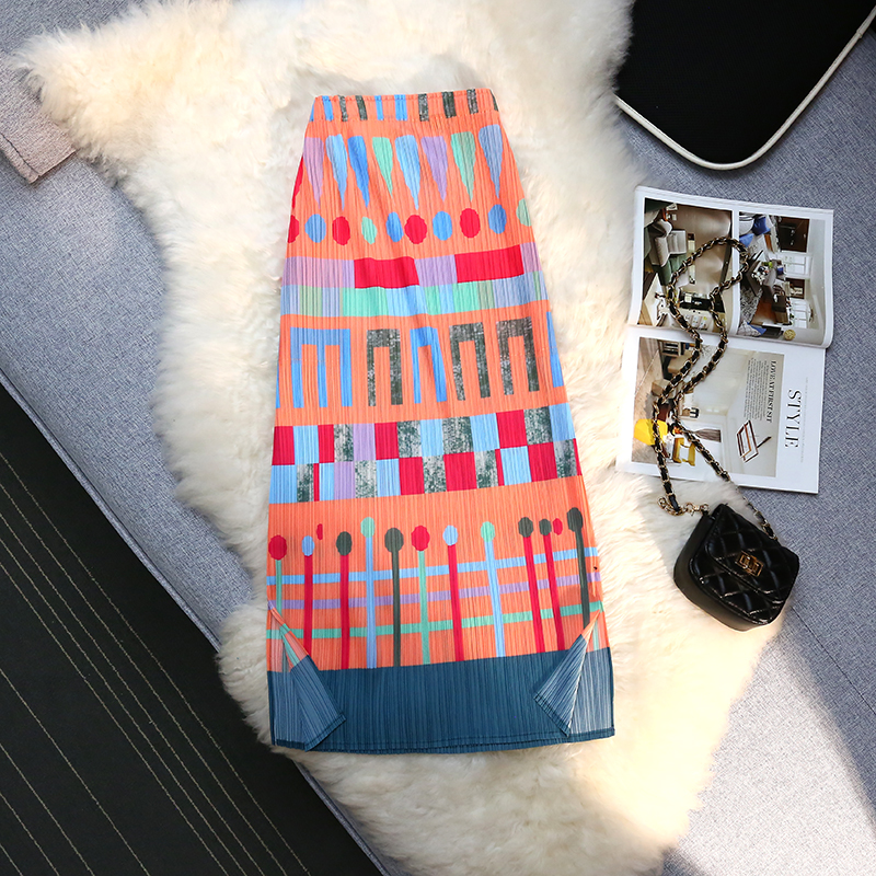 High waist one step skirt spring and summer skirt for women